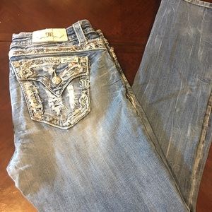 Miss Me cuffed straight 32x31